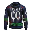 Hoodie NHL Vancouver Canucks, Specialized Design Jersey With Your Ribs For Halloween