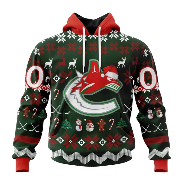 Hoodie NHL Vancouver Canucks, Specialized Unisex Christmas Is Coming