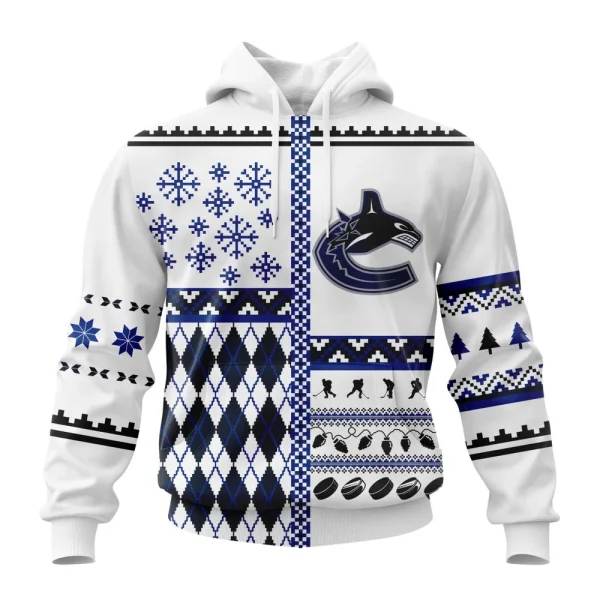 Hoodie NHL Vancouver Canucks, Specialized Unisex Christmas Is Coming V01