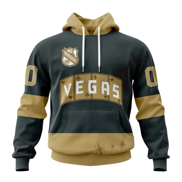 Hoodie NHL Vegas Golden Knights Personalized Heritage Design St2401