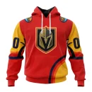 Hoodie NHL Vegas Golden Knights Special All-Star Game Design With Florida Sunset