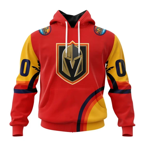 Hoodie NHL Vegas Golden Knights Special All-Star Game Design With Florida Sunset