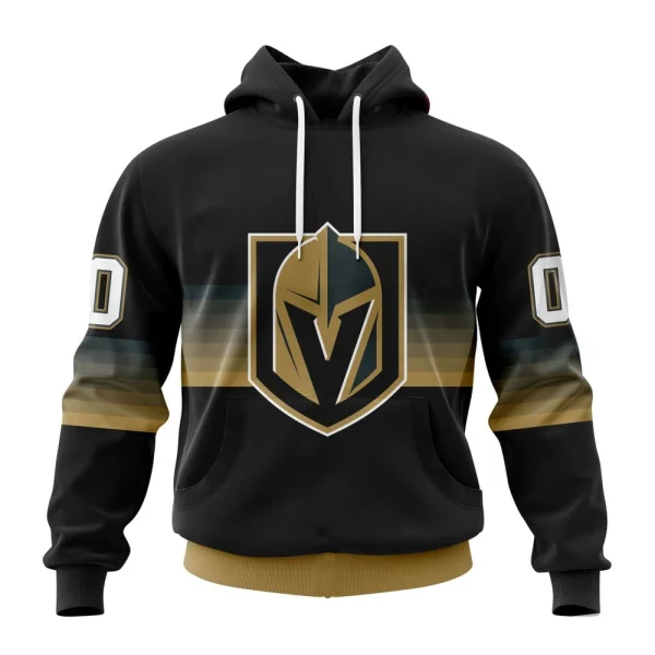 Hoodie NHL Vegas Golden Knights Special Black And Gradient Design St2301