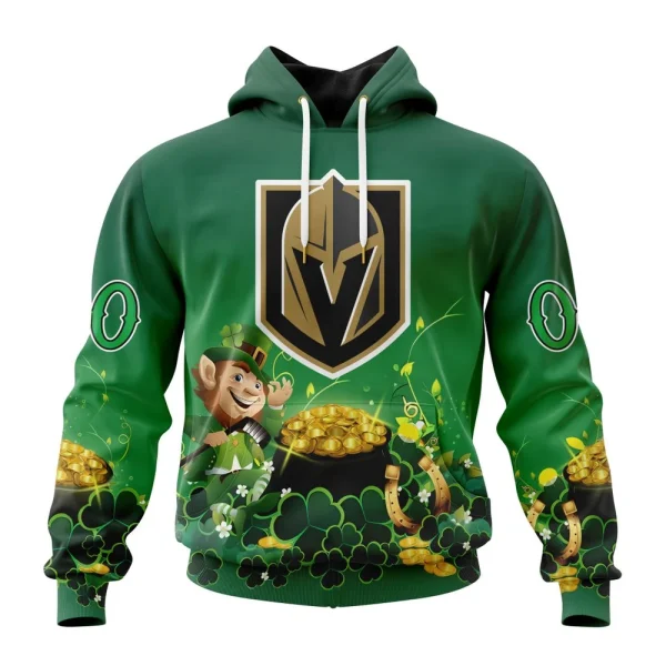 Hoodie NHL Vegas Golden Knights Special Design For St. Patrick's Day St2403