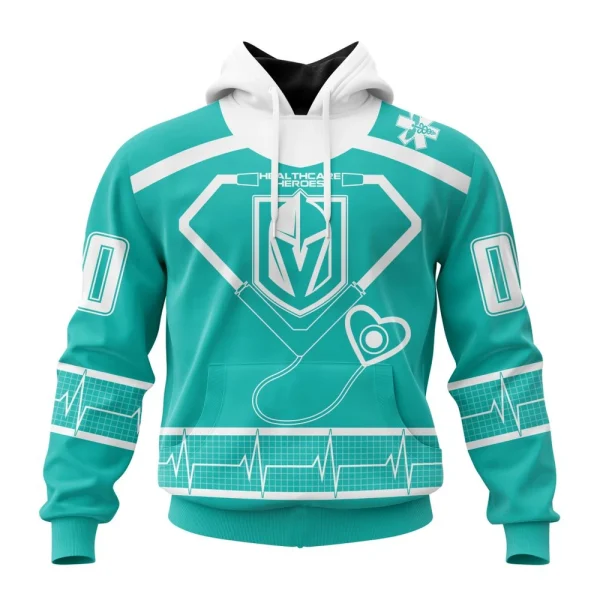 Hoodie NHL Vegas Golden Knights Special Design Honoring Healthcare Heroes St2301