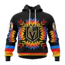 Hoodie NHL Vegas Golden Knights Special Design With Native Pattern St2306