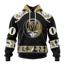 Hoodie NHL Vegas Golden Knights Special Grateful Dead Design St2301
