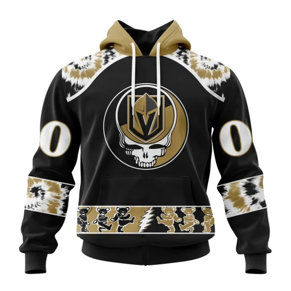 Hoodie NHL Vegas Golden Knights Special Grateful Dead Design St2301