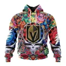 Hoodie NHL Vegas Golden Knights Special Grateful Dead Design St2304