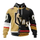 Hoodie NHL Vegas Golden Knights Special Home Mix Reverse Retro Personalized Kits