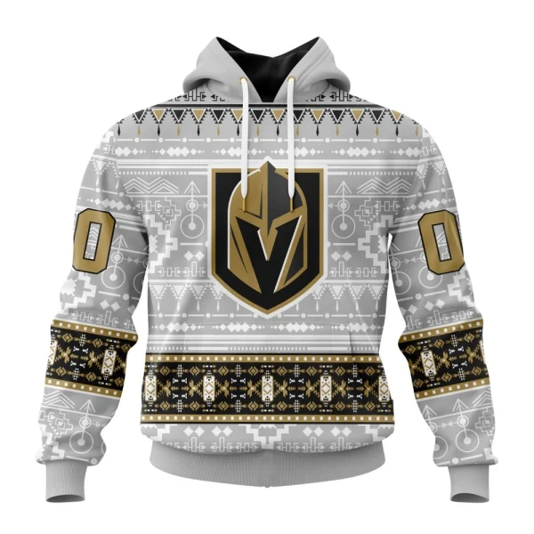 Hoodie NHL Vegas Golden Knights Special Native Design St2302