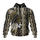 Hoodie NHL Vegas Golden Knights Special Skull Native Design St2301