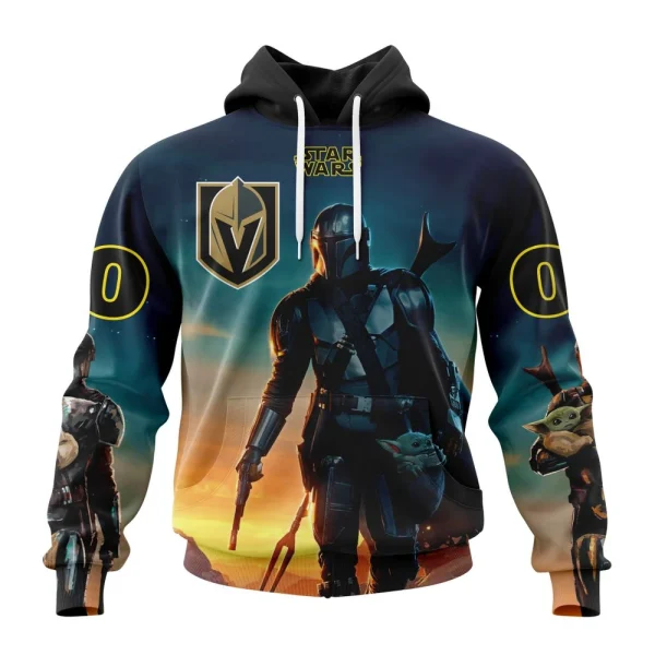 Hoodie NHL Vegas Golden Knights Special Star Wars The Mandalorian Design St2401