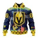 Hoodie NHL Vegas Golden Knights, Specialized Jersey With Spongebob
