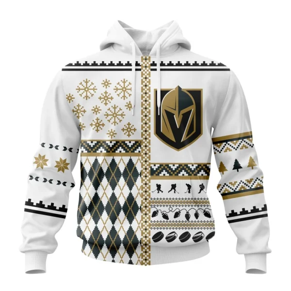 Hoodie NHL Vegas Golden Knights, Specialized Unisex Christmas Is Coming V01
