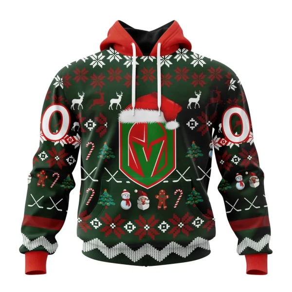 Hoodie NHL Vegas Golden Knights, Specialized Unisex Christmas Is Coming