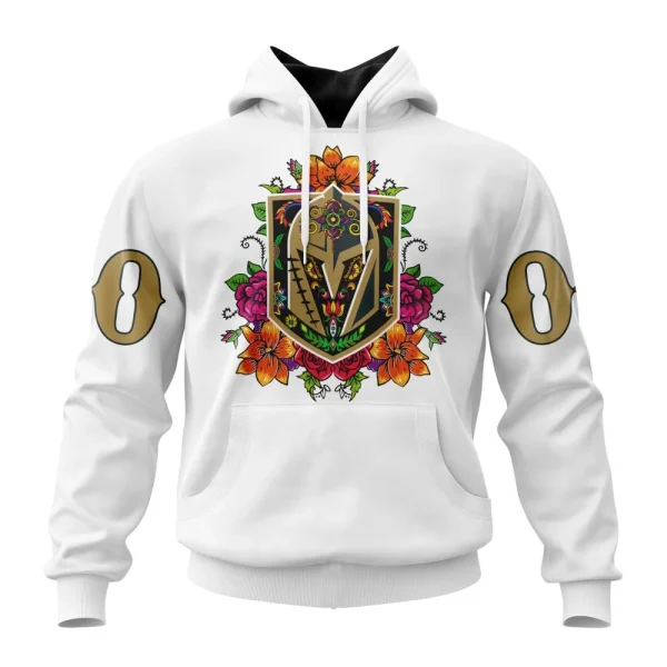 Hoodie NHL Vegas Golden Knights, Specialized Unisex Kits Dia De Muertos