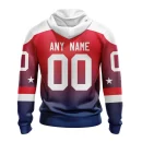 Hoodie NHL Washington Capitals Personalize Gradient Series Concept St2301