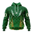 Hoodie NHL Washington Capitals Special Design For St. Patrick's Day St2402