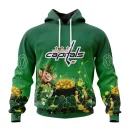 Hoodie NHL Washington Capitals Special Design For St. Patrick's Day St2403