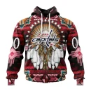 Hoodie NHL Washington Capitals Special Native Costume Design St2202