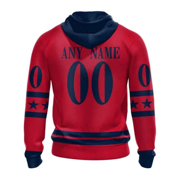 Hoodie NHL Washington Capitals Special Two-Tone Design St2401 - Image 2