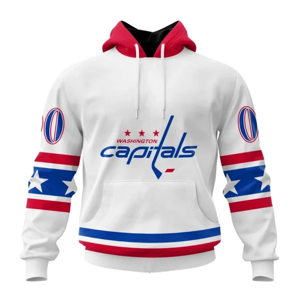 Hoodie NHL Washington Capitals Special Whiteout Design St2401