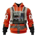 Hoodie NHL Washington Capitals Star Wars Rebel Pilot Design St2201