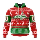 Hoodie NHL Washington Capitals, Specialized Unisex Christmas Is Coming V02