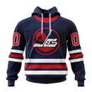 Hoodie NHL Winnipeg Jets Personalize Alternate Kits