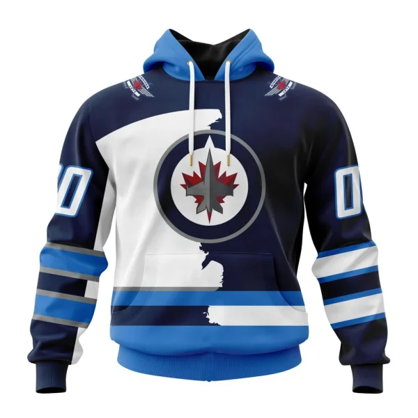 Hoodie NHL Winnipeg Jets Personalize Home Mix Away Kits