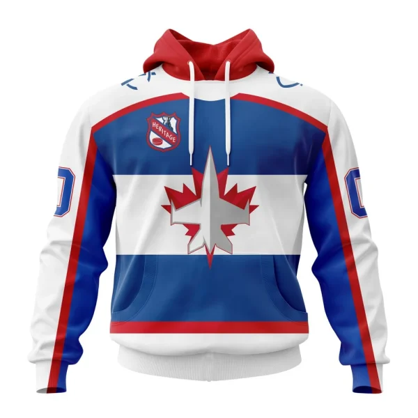 Hoodie NHL Winnipeg Jets Personalized Heritage Design St2401