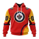 Hoodie NHL Winnipeg Jets Special All-Star Game Design With Florida Sunset