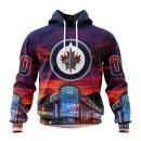Hoodie NHL Winnipeg Jets Special Design With Canada Life Centre St2401