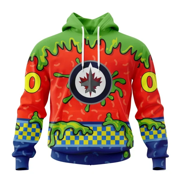 Hoodie NHL Winnipeg Jets Special Nickelodeon Design St2301
