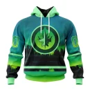 Hoodie NHL Winnipeg Jets Special Northern Lights Design St2302