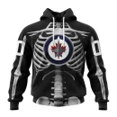 Hoodie NHL Winnipeg Jets Special Skeleton Costume For Halloween St2301