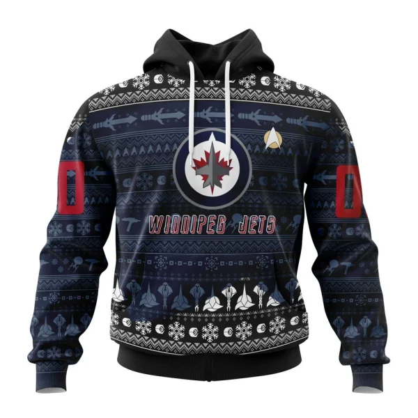 Hoodie NHL Winnipeg Jets Special Star Trek Design St2201