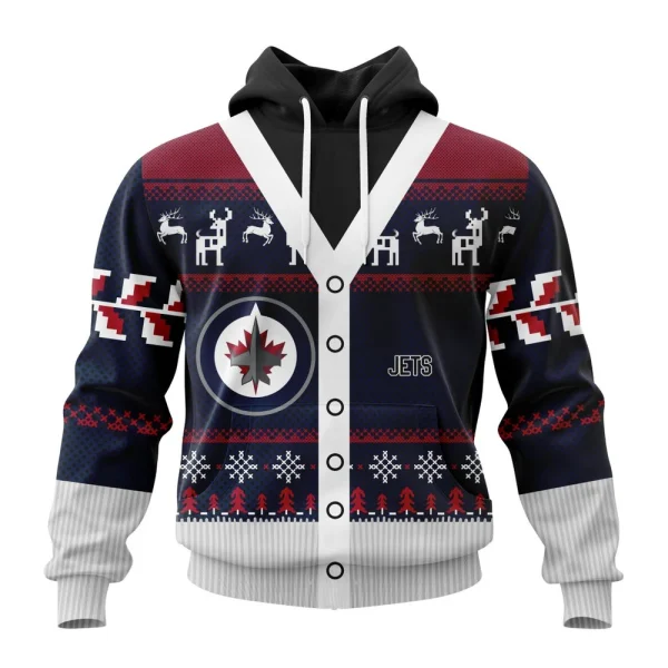 Hoodie NHL Winnipeg Jets, Specialized Chrismas Season