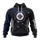 Hoodie NHL Winnipeg Jets, Specialized Design With Motocross Syle V0222