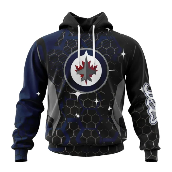 Hoodie NHL Winnipeg Jets, Specialized Design With Motocross Syle V0222
