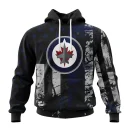 Hoodie Winnipeg Jets Specialized Jersey For America