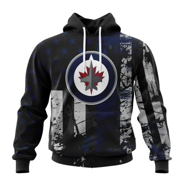 Hoodie Winnipeg Jets Specialized Jersey For America