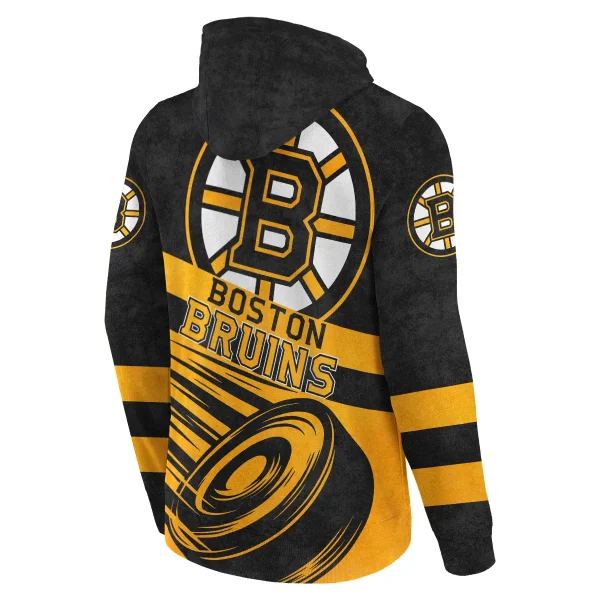 Ice Hockey Puck Boston Bruins National Hockey League All Over Prints 020924BBHD - Image 3