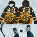 Ice Hockey Puck Boston Bruins National Hockey League All Over Prints 020924BBHD