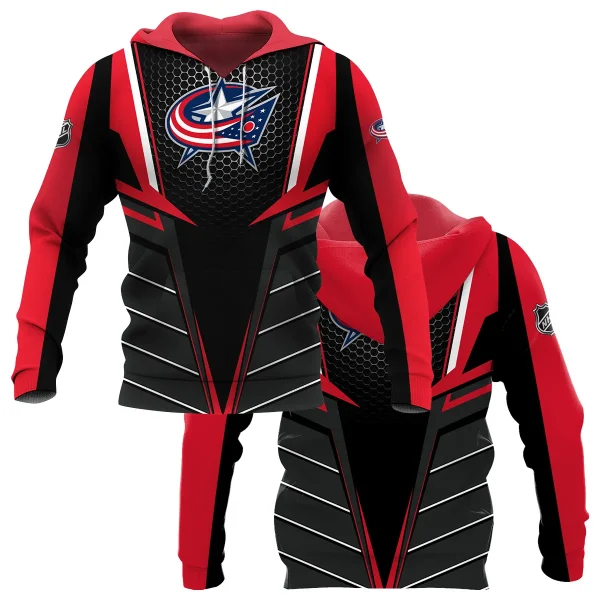 NHL Columbus Blue Jackets Exclusive All Over Prints L041124A01CBJHD