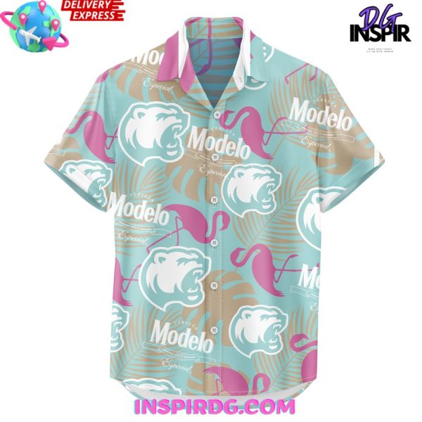 Hershey Bears Corona Modelo Special Hawaiian Shirt - Image 2
