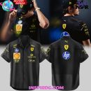 Scuderia Ferrari HP Italian GP 2024 Black Hawaiian Shirt