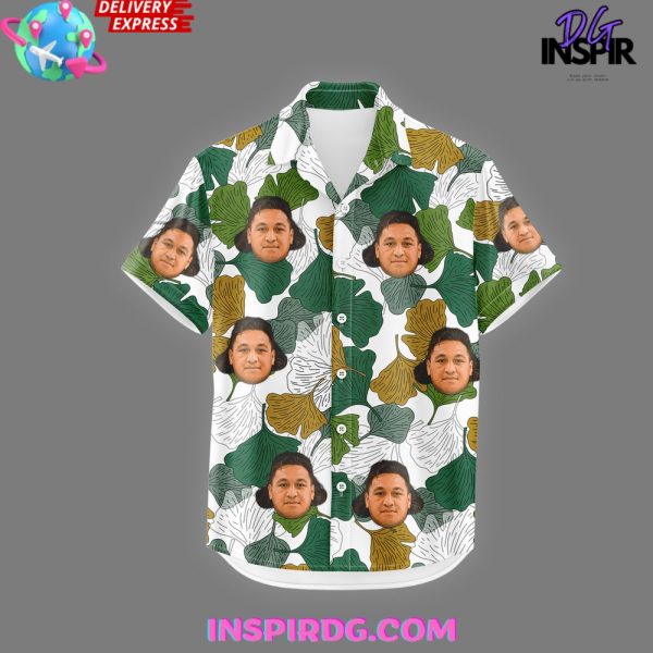 Canberra Raiders Josh Papalii 300 Hawaiian Shirt - Image 2