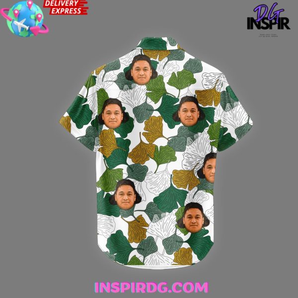 Canberra Raiders Josh Papalii 300 Hawaiian Shirt - Image 3